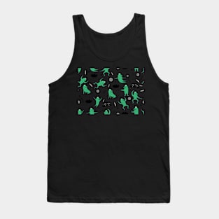 Frogs and Rain Clouds Tank Top